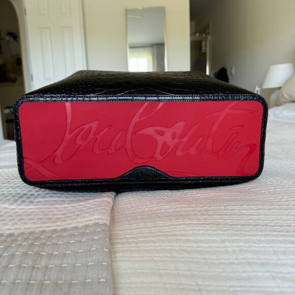 Christian Louboutin Cabarock Crocodile-embossed Leather Tote - Large - Picture 6 of 11